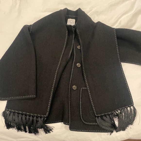 Toteme embroidered scarf jacket - Picture 3 of 11